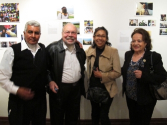 De izq. a der. Edmundo Mendoza, Ricardo Montalva, María Luz García y la eseñora de Montalvo